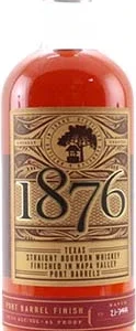 1876 Texas Port Barrel Finish Straight Bourbon Whiskey