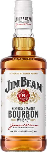 Jim Beam Bourbon With Glasses