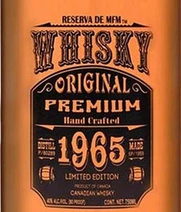 1965 Flask Limited Edition Straight Bourbon Whiskey