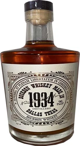1934 Straight Bourbon Whiskey