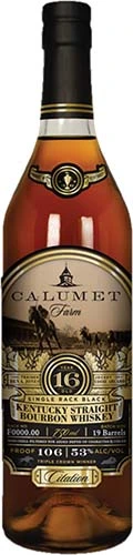 Calumet Farm 16 Years Single Rack Black Kentucky Straight Bourbon Whiskey